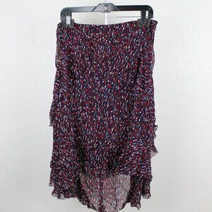 NWT Joie 100% Silk Ruffled Skirt | Flowy for Cocktail, US 6